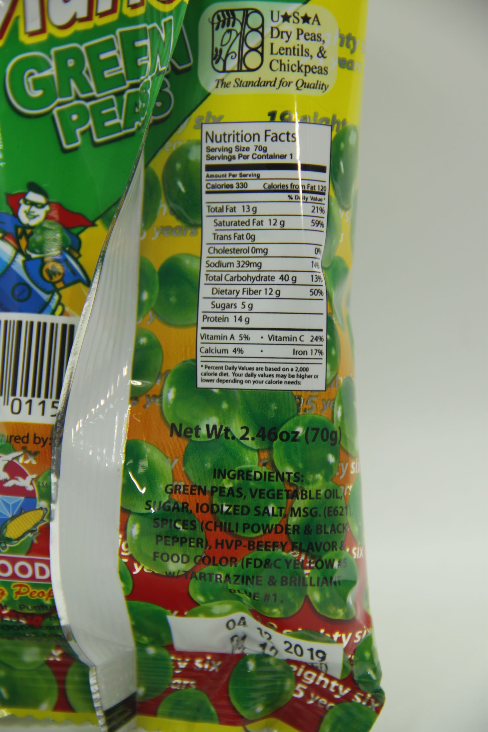 W L MUNCHER GREEN PEAS ORIGINAL FLAVOR 70G Online Asian Shop In NZ