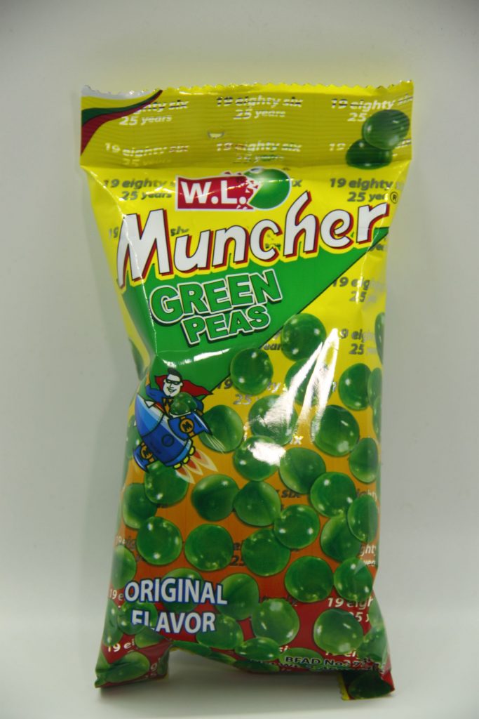 W.L. MUNCHER GREEN PEAS ORIGINAL FLAVOR 70G - Online Asian Shop in NZ